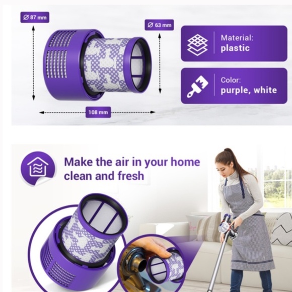 NEW Viok Replacement Filter for Dyson V10 1 Piece - Picture 3 of 6